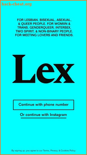 Lex screenshot