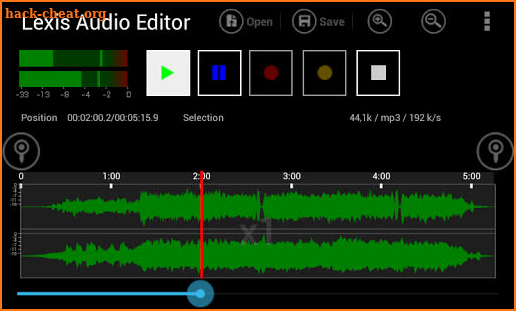 Lexis Audio Editor screenshot