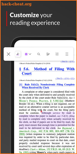 LexisNexis® Digital Library screenshot