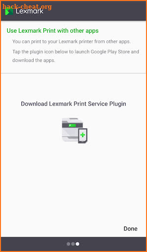 Lexmark Mobile Print screenshot