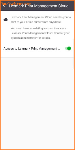 Lexmark Mobile Print for ME screenshot