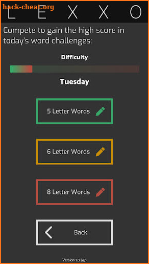 Lexxo: A Word Puzzle screenshot