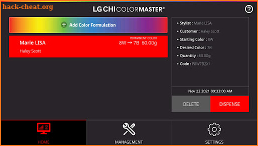 LG CHI Color Master Factory screenshot