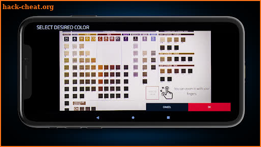 LG CHI Color Master Formulator screenshot