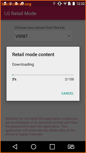 LG Retail Mode ODM screenshot