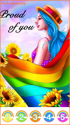 LGBT coloring-Free Coloring book&Paint by Number screenshot