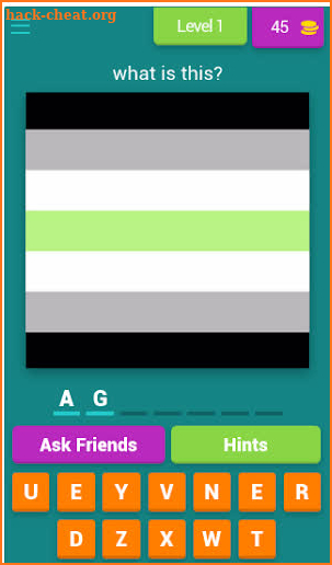 lgbt flags quiz screenshot