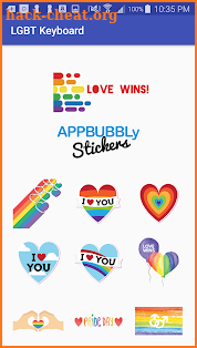 LGBT Love Wins Keyboard Stickers for Gboard screenshot