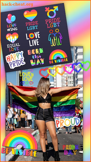 LGBT Pride Stickers – Love Photo Editor With Text screenshot