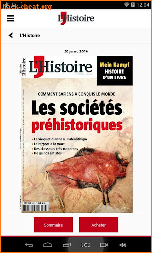 L'Histoire Magazine screenshot