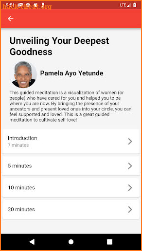 Liberate Meditation screenshot