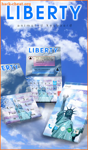 Liberty Animated Keyboard screenshot
