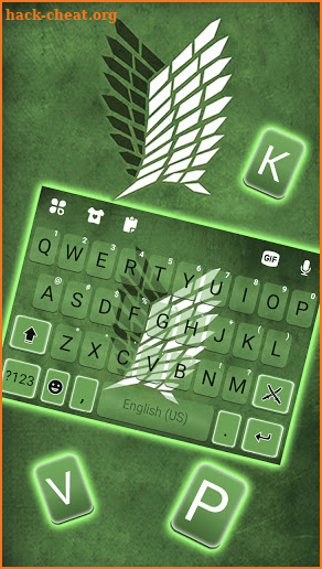 Liberty Wings Keyboard Background screenshot