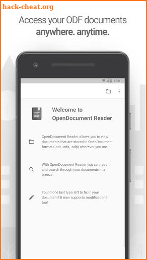 LibreOffice & OpenOffice document reader (Ad-Free) screenshot