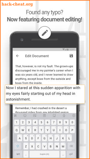 LibreOffice & OpenOffice document reader (Ad-Free) screenshot
