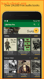 LibriVox Audio Books Supporter screenshot