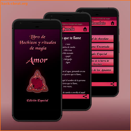 Libro de Hechizos y rituales de magia Amor screenshot