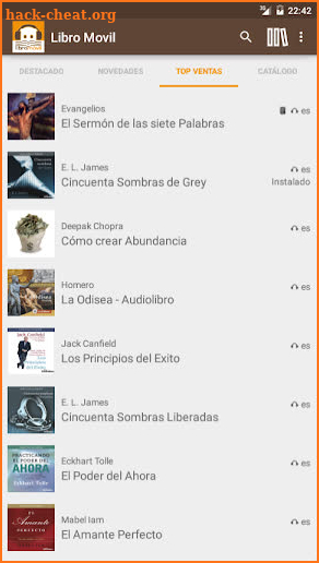 Libros y Audiolibros - Español screenshot