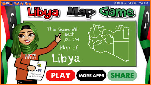 Libya Map Puzzle Game screenshot
