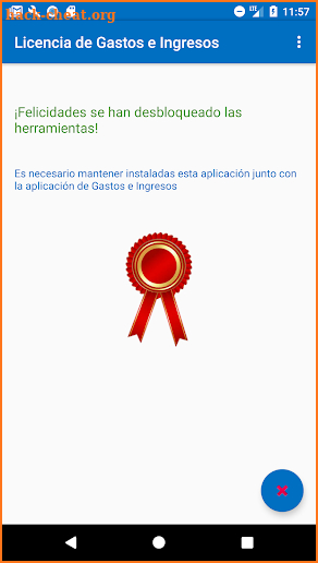 Licencia Gastos e Ingresos screenshot