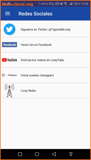 Licey App screenshot