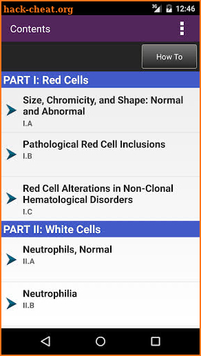 Lichtman's Atlas of Hematology screenshot