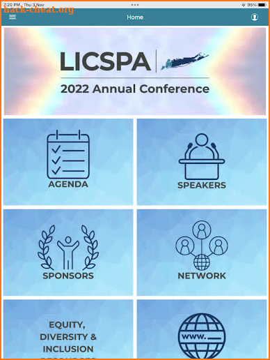 LICSPA Meetings screenshot