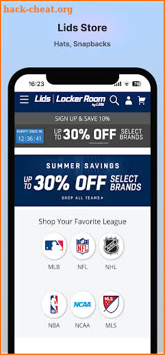 Lids - online Store screenshot