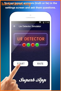 Lie Detector Simulator screenshot