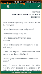 Life Application Study Bible screenshot