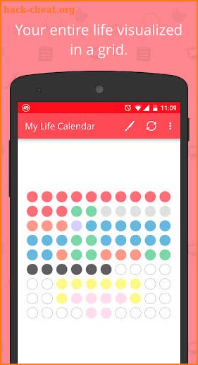 Life Calendar - Your life in weeks screenshot