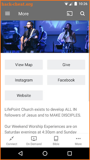 LifePoint - Pioneer Valley App screenshot