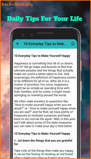 Lifestyle & Life Hacks 2021: Self Improvement Tips screenshot