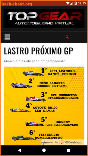 Liga Top Gear screenshot