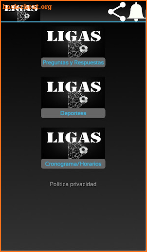 LIGAS screenshot