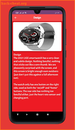 Lige Smart Watch ip67 screenshot