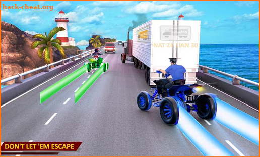 Light ATV Quad Bike Police Chase Traffic Race Game screenshot