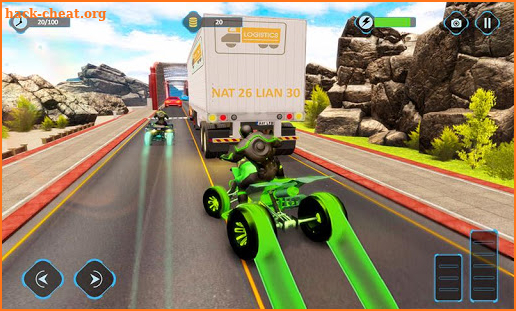 Light ATV Quad Bike Racing, Traffic Racing Games screenshot