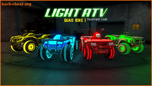 Light ATV Quad Bike Transport Truck Transport Game screenshot