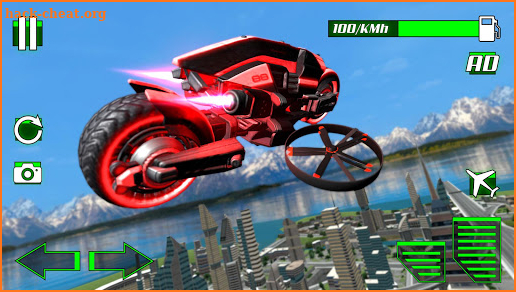 Light Bike Flying Stunts screenshot