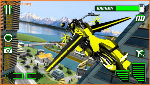 Light Bike Flying Stunts screenshot