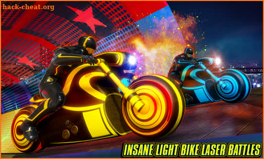 Light Bike Stunt Racing Game screenshot