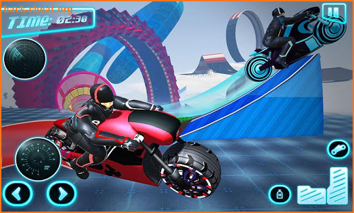 Light Bike Stunt Racing: Motor Bike Racing Games screenshot