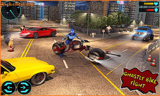 Light Bike Superhero City Rescue Moto Bike Games screenshot