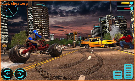 Light Bike Superhero City Rescue Moto Bike Games screenshot