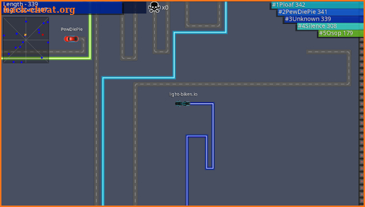 Light-Bikes.io screenshot