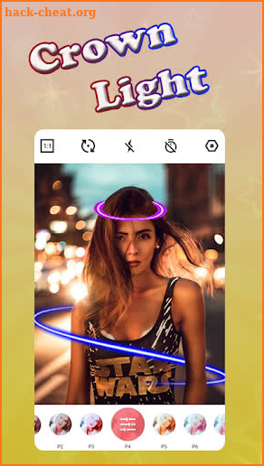 Light Crown Photo Editor 💫 Neon Photo Editor screenshot