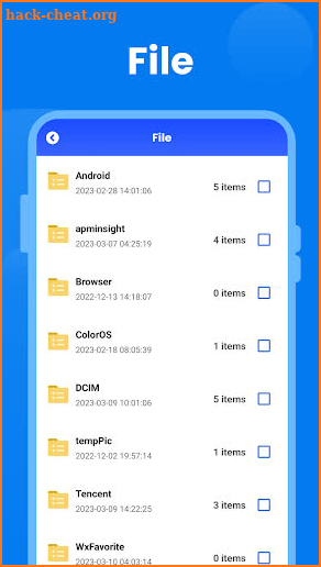 Light File Manager screenshot
