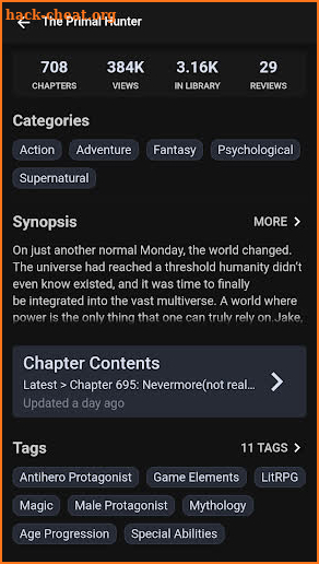 Light Novel Cave: Story Reader screenshot