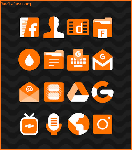 Light Orange - Icon Pack screenshot